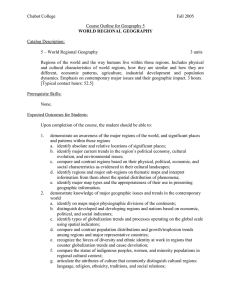 Chabot College  Fall 2005 Course Outline for Geography 5