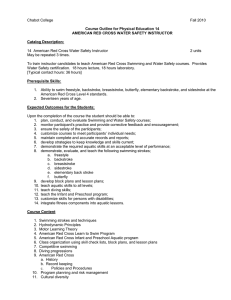 Chabot College Fall 2010 Course Outline for Physical Education 14