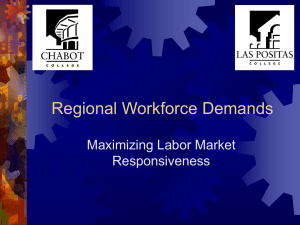 Regional Workforce Demands Maximizing Labor Market Responsiveness
