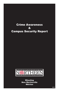 Crime Awareness &amp; Campus Security Report Wheeling