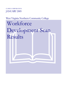  Workforce Development Scan Results