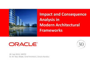 Impact and Consequence Analysis in Modern Architectural Frameworks