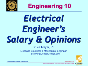 Electrical Engineer’s Salary &amp; Opinions Engineering 10