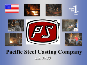 1 Pacific Steel Casting Company Est. 1934 Right