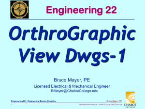 OrthroGraphic View Dwgs-1 Engineering 22 Bruce Mayer, PE