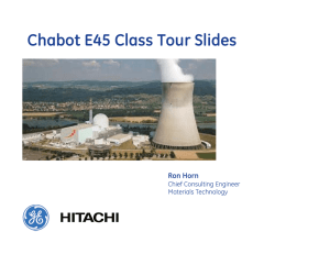 Chabot E45 Class Tour Slides Ron Horn Chief Consulting Engineer Materials Technology