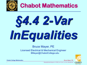 §4.4 2-Var InEqualities Chabot Mathematics Bruce Mayer, PE