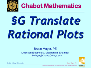 §G Translate Rational Plots Chabot Mathematics Bruce Mayer, PE