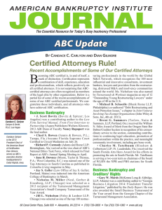 B ABC Update Certified Attorneys Rule!