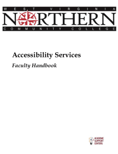 Accessibility Services Faculty Handbook