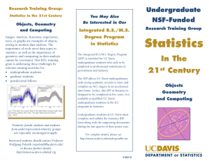 Statistics  Undergraduate NSF-Funded