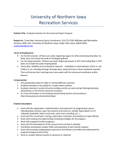 University of Northern Iowa Recreation Services