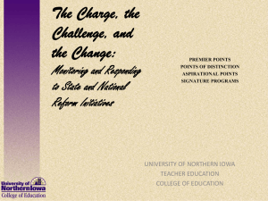 The Charge, the Challenge, and the Change: Monitoring and Responding