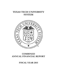 TEXAS TECH UNIVERSITY SYSTEM COMBINED