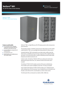 NetSure 801 DC UPS for Data Center Backup :9Fem[h\eh