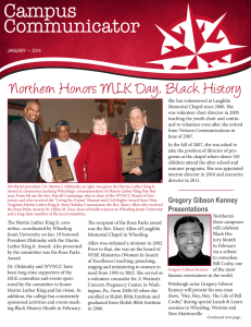 Campus Communicator Northern Honors MLK Day, Black History