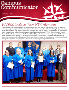 WVNCC Inducts New PT K Members