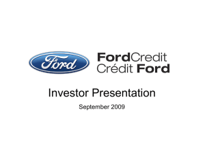 Investor Presentation September 2009