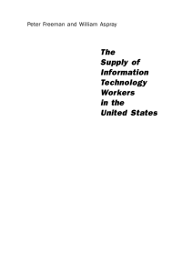 The Supply of Information Technology