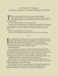 T In Others’ Footsteps A Partial Memoir of Uthacalthing of Corbán