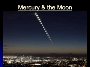 Mercury &amp; the Moon