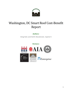 Washington, DC Smart Roof Cost-Benefit Report Authors: