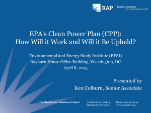 EPA's Clean Power Plan (CPP):