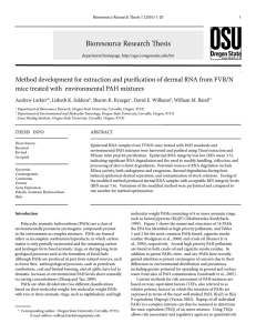 Bioresource Research Thesis