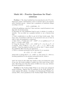 Math 181 - Practice Questions for Final - solutions