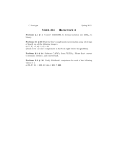 Math 350 – Homework 2