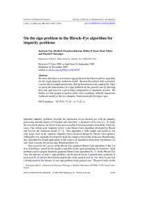 On the sign problem in the Hirsch–Fye algorithm for impurity problems