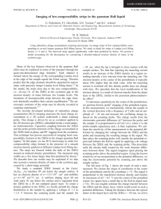 Imaging of low-compressibility strips in the quantum Hall liquid *