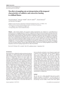 The effect of sampling rate on interpretation of the temporal