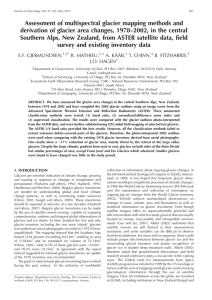 Assessment of multispectral glacier mapping methods and