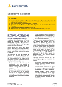 Executive TaxBrief