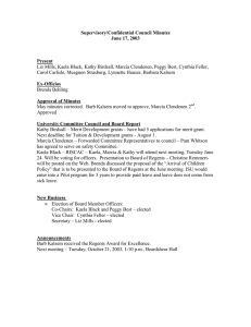 Supervisory/Confidential Council Minutes June 17, 2003 Present