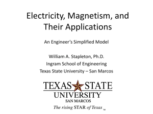 Electricity, Magnetism, and Their Applications