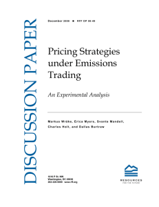 Pricing Strategies under Emissions Trading