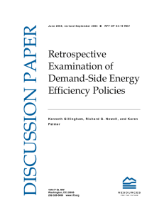 Retrospective Examination of Demand-Side Energy