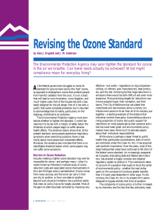 Revising the Ozone Standard