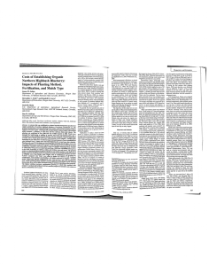 Costs of Establishing Organic Northern Highbush Blueberry: Impacts of Planting Method,