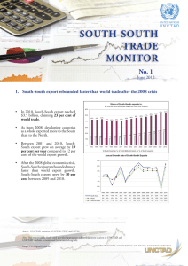 South-South Trade Monitor, No. 1
