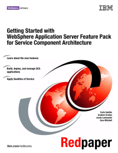 Red paper Getting Started with WebSphere Application Server Feature Pack