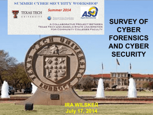 SURVEY OF CYBER FORENSICS AND CYBER