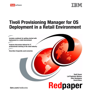 Tivoli Provisioning Manager for OS Deployment in a Retail Environment Front cover