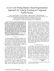 A Low-cost Strong Shadow-based Segmentation Approach for Vehicle Tracking in Congested