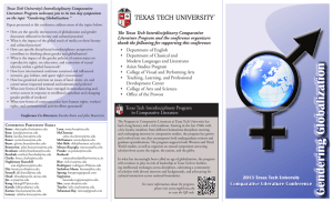 Texas Tech University’s Interdisciplinary Comparative