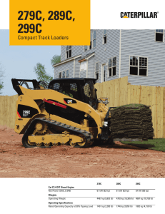 279C, 289C, 299C Compact Track Loaders