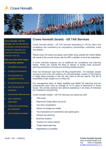 Crowe Horwath (Israel) - US TAX Services