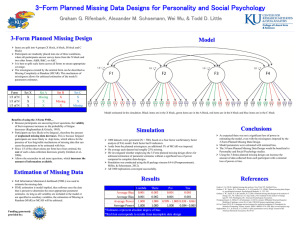 3-Form Planned Missing Data Designs for Personality and Social Psychology Model